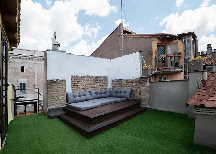 شقة Guesthost - Cancelleria Rooftop Garden *