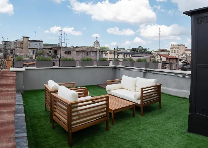 Guesthost - Cancelleria Rooftop Garden شقة روما